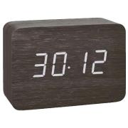 Klokken Tfa Réveil 60.2549.01 design minimaliste marron