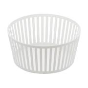 Manden en dozen Yamazaki Corbeille à fruits Tower métal blanc