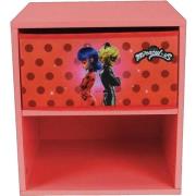 Trunks, opbergdozen Funhouse Table de chevet Miraculous Rouge
