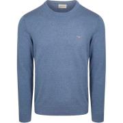 Sweater Gant Pullover Melange Blauw