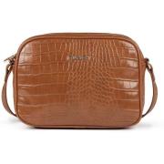 Schoudertas Munich 7113421 Block Croco Fw25 Crossbody Camera Brown