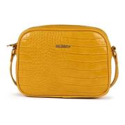 Schoudertas Munich 7113423 Block Croco Fw25 Crossbody Camera Moustard