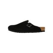 Slippers BIRKENSTOCK Boston Suede Black