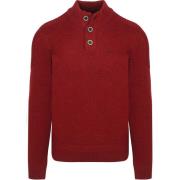 Trui New Zealand Auckland NZA Pullover Mocker Conor Melange Cherry Red