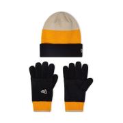 Muts New-Era Yth Stripe Beanie Gloves Us Youth