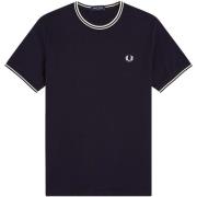 Polo Shirt Korte Mouw Fred Perry Fp Twin Tipped T-Shirt
