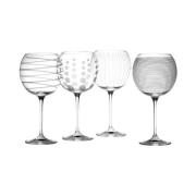 Feestelijke decoraties Mikasa Set de 4 verres à ballons Cheers