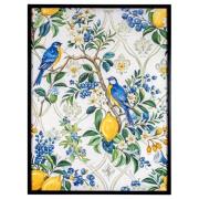 Schilderijen Signes Grimalt Schilderij Van Vogels En Citroenen