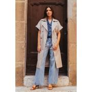 Mantel Le Temps des Cerises Mouwloos jack PIERO