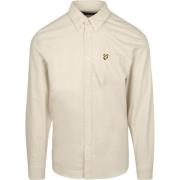 Overhemd Lange Mouw Lyle And Scott Lyle Scott Shirt Plain Oxford Ecru