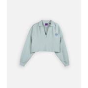 Vest Oxbow Poloshirt met lange mouwen SEAFOAM