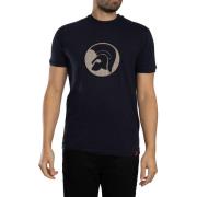T-shirt Korte Mouw Trojan T-shirt met jacquard applicatielogo