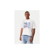 T-shirt Korte Mouw Guess M5BI3I K8FQ4-G011 PURE WHITE