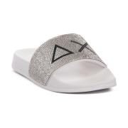 Teenslippers Sun68 SUN68 01 SLIPPERS STRASS LOGO