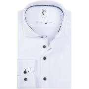 Overhemd Lange Mouw R2 Amsterdam R2 Overhemd Fine Twill Wit