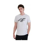 T-shirt Korte Mouw 4F KOSZULKA4FM2257chodnyjasnyszarymelan