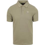 T-shirt Barbour Pique Polo Dusty Groen