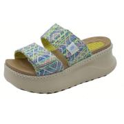 Sandalen HEYDUDE 43210 Delray Slide Surf Baja Blue