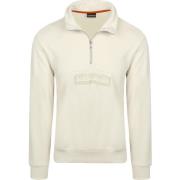 Sweater Napapijri Half-Zip Sweater Off White