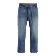 Straight Jeans Jack &amp; Jones 12252776 MARK-BLUE DENIM