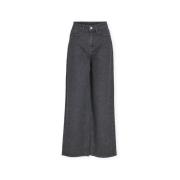 Straight Jeans Vila Noos Freya Jaf Jeans - Grey Denim