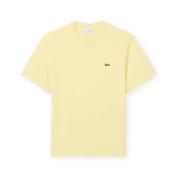 T-shirt Korte Mouw Lacoste Classic Fit T-Shirt TH7318 - Jaune