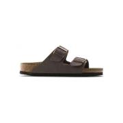 Sandalen BIRKENSTOCK Arizona Birko-Flor Birkibuc Narrow - Mocca