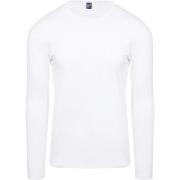 T-shirt Alan Red Olbia Longsleeve Wit (1Pack)