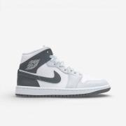 Hoge Sneakers Nike 1 Mid White Smoke Grey (Women's)