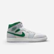 Sneakers Nike Jordan 1 Mid White Pure Platinum Pine Green