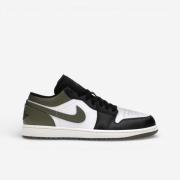 Lage Sneakers Nike Jordan 1 Low Black Toe Medium Olive