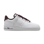 Lage Sneakers Nike Air Force 1 Low Velvet Lace Burgundy Crush (Women's...