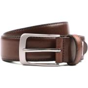 Riem Profuomo Leren Riem Polish Bruin