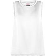 Top Deha Flared Satin Front Top