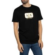 T-shirt Korte Mouw EAX Logo grafische T-shirt