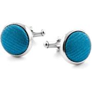 Schoenaccessoires Suitable Manschettenknöpfe Seide Himmelblau F19