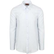 Overhemd Lange Mouw Suitable Hemd Cotton Slub Hellblau