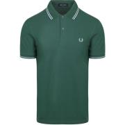 Polo Shirt Korte Mouw Fred Perry Polo Twin Tipped M3600 Groen Z59