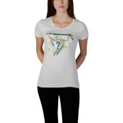 T-shirt Korte Mouw Guess SS CN CAMELIA TRIANGLE TEE W6RI35 J1314
