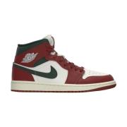 Hoge Sneakers Nike 1 Mid Redstone Midnight Green