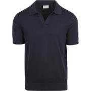 Polo Shirt Korte Mouw Suitable Polo Riva Compact Navy