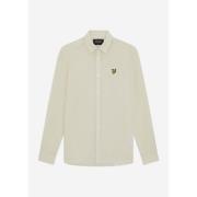 Overhemd Lange Mouw Lyle &amp; Scott Long sleeve linen blend shirt