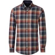 Overhemd Lange Mouw Casa Moda Overhemd Ruiten Faux Multicolour