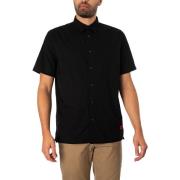 Overhemd Korte Mouw HUGO Ebor recht overhemd met korte mouwen