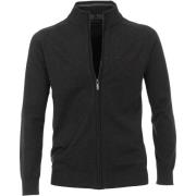 Vest Casa Moda Vest Zip Antraciet