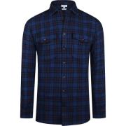 Sweater Mcgregor Overshirt Tartan Ruit Donkerblauw