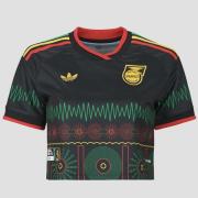 T-shirt Korte Mouw adidas Away Crop Jamaica Football Jersey