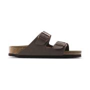 Sandalen BIRKENSTOCK Arizona Birkoflor Nubuck Mocha Narrow