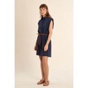 Korte Jurk Molly Bracken T2231EP-NAVY BLUE