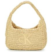 Handtas Calvin Klein Jeans BOLD CK RAFFIA SM SHOULDER BAG